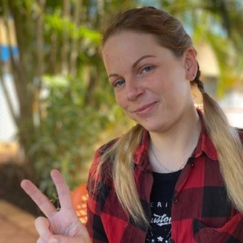 Student Kersti Orno from NRTAFE's Broome campus